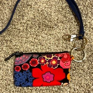 Vera Bradley Wallet ID Holder w/Lanyard or Strap EUC